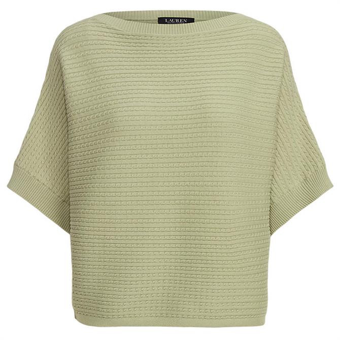 Lauren Ralph Lauren Cable-Knit Cotton Blend Sweater